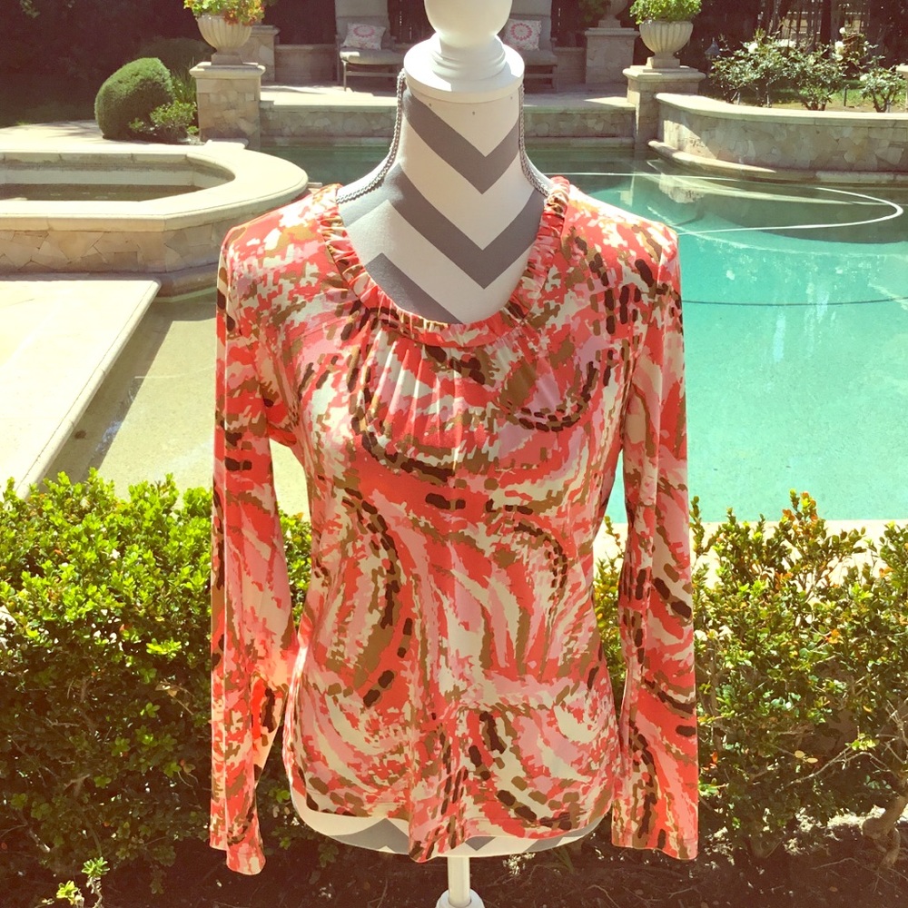 🌼Darling Peck and Peck weekend stretch shirt